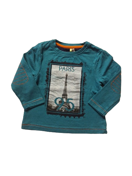 Sweat bleu turquoise Orchestra 3 ans