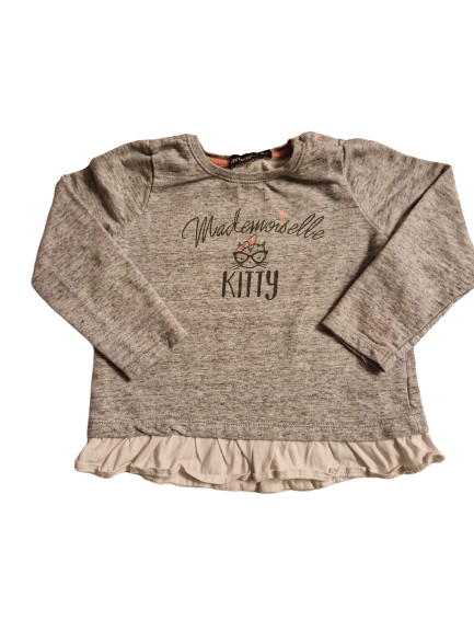 Sweat gris IN EXTENSO 24 mois