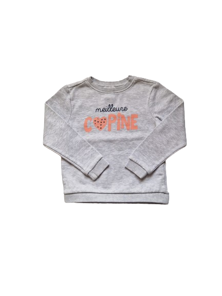 Sweat gris 5 ans