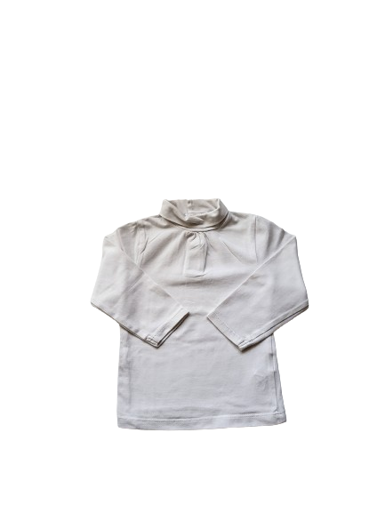 Sous-pull  blanc manches longues 12 mois