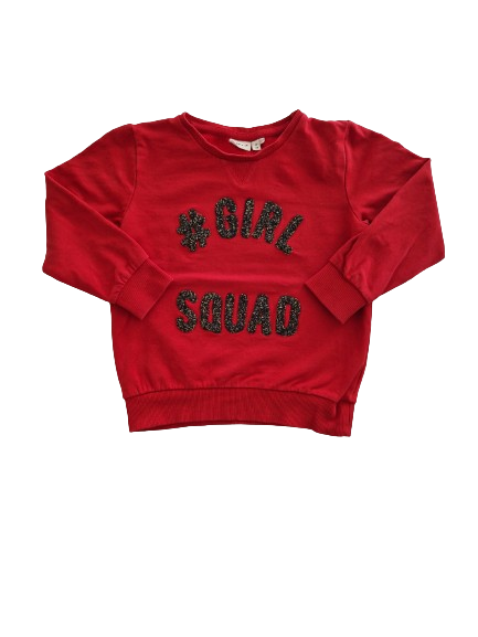 Sweat rouge 5 ans