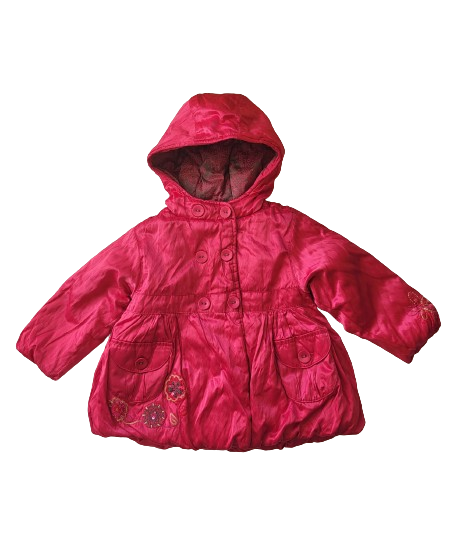 Manteau fuchsia 18 mois