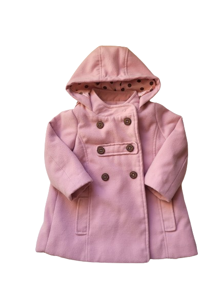 Manteau rose 24 mois