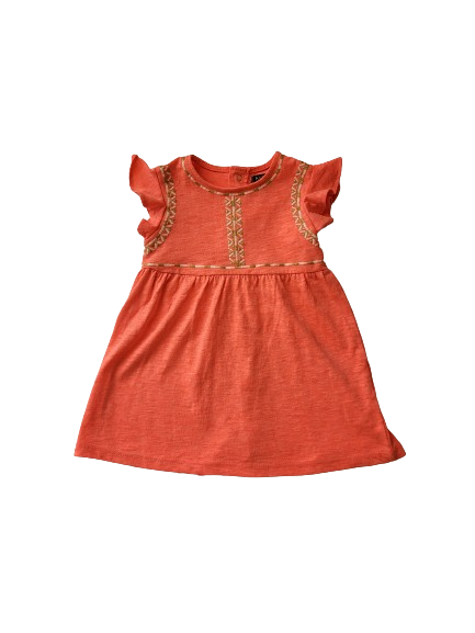 Robe orange 9 mois