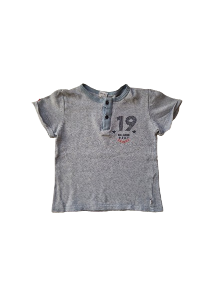 Tee-shirt bleu 4 ans