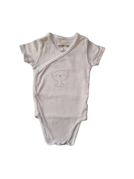 Body blanc motif nounours 3 mois