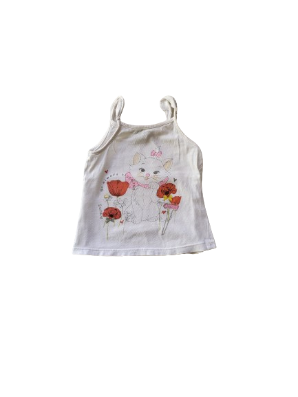 Tee-shirt blanc Marie les Aristochats 12 mois
