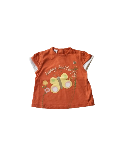 Tee-shirt orange 12 mois