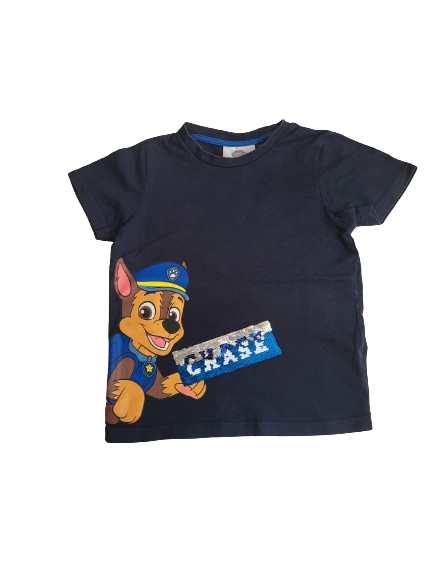 Tee-shirt bleu Paw Patrol 4-6 ans