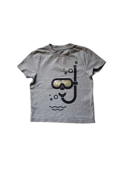 Tee-shirt gris 24 mois