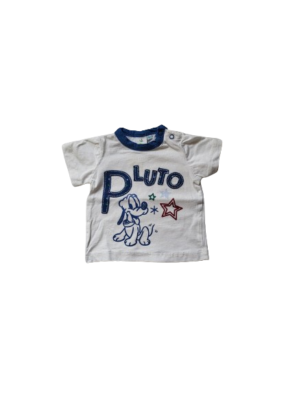 Tee-shirt blanc Pluto 3 mois