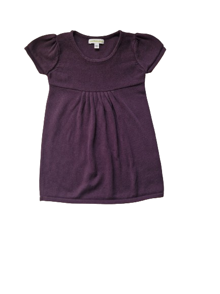 Robe pull violette 24 mois