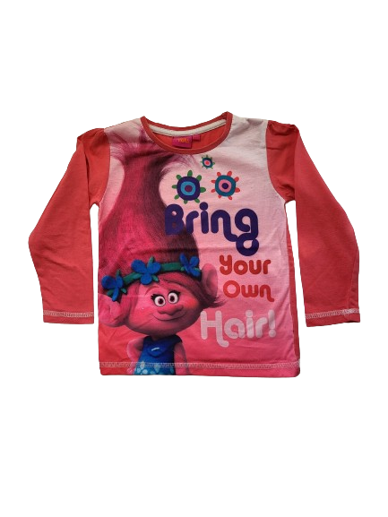 Tee-shirt rose manches longues 5 ans