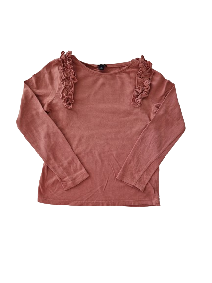 Tee-shirt rose manches longues 6 ans