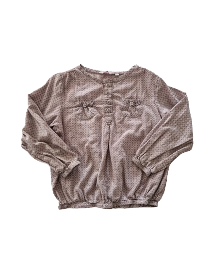 Blouse marron 3 ans