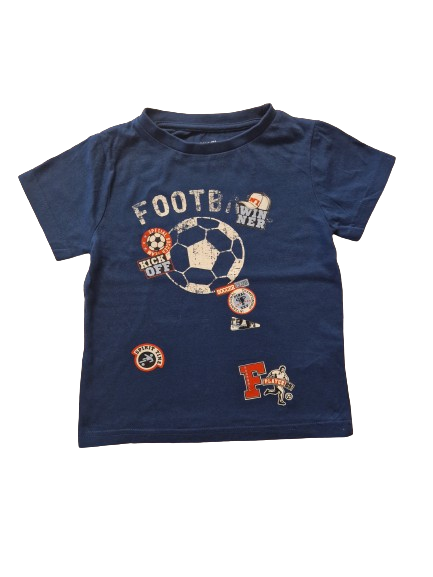 Tee-shirt bleu roi 5 ans