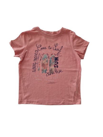 Tee-shirt rose 4 ans