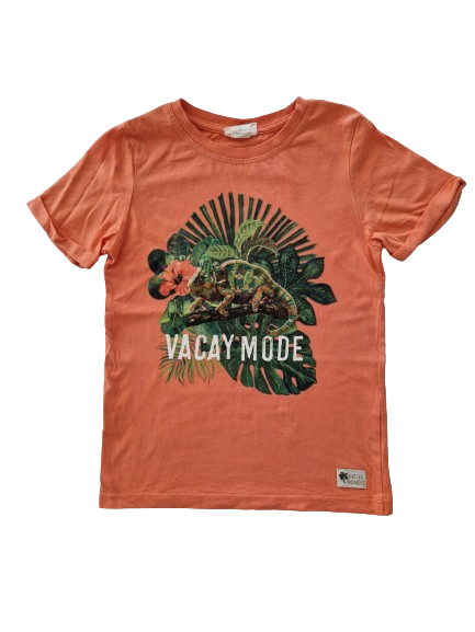 Tee-shirt orange 6-8 ans