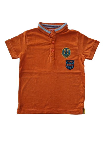 Polo orange 4 ans