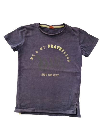 Tee-shirt bleu 6 ans