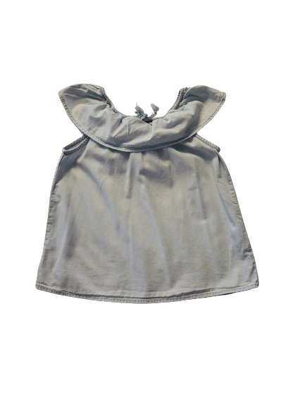 Blouse bleu ciel  6 ans