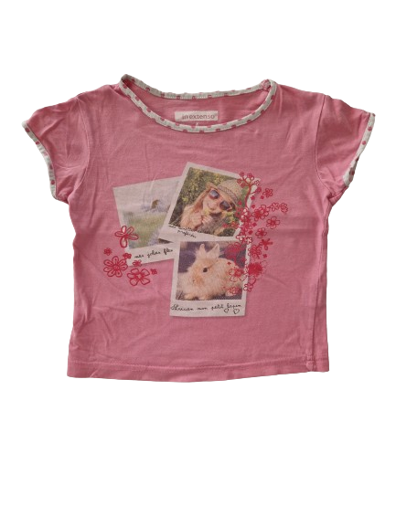 Tee-shirt rose IN EXTENSO 4 ans