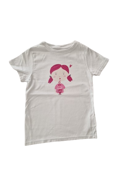 Tee-shirt blanc 6 ans