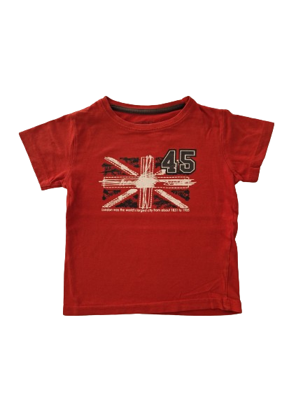 Tee-shirt rouge 4 ans