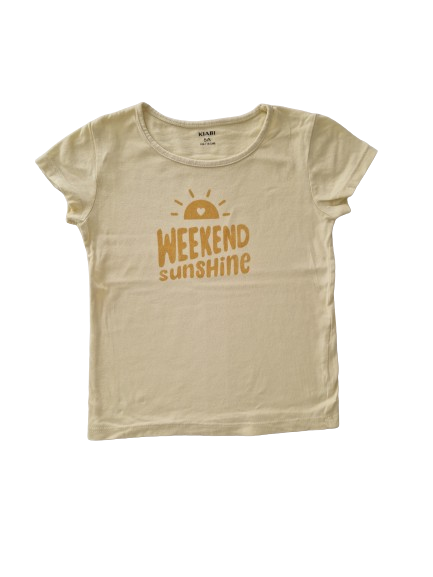 Tee-shirt jaune 5 ans