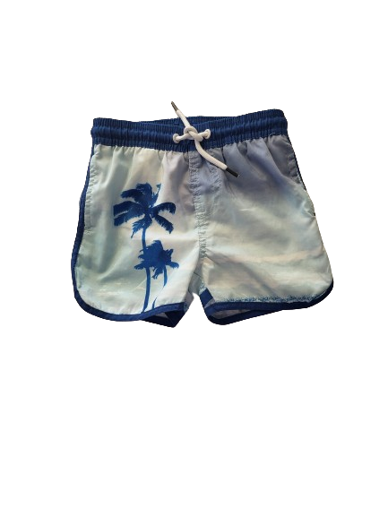 Short de bain bleu clair 4 ans