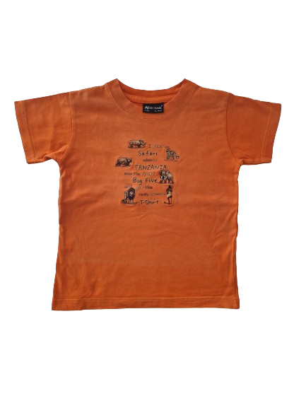 Tee-shirt orange 4 ans