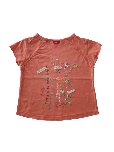 Tee-shirt orange 4 ans