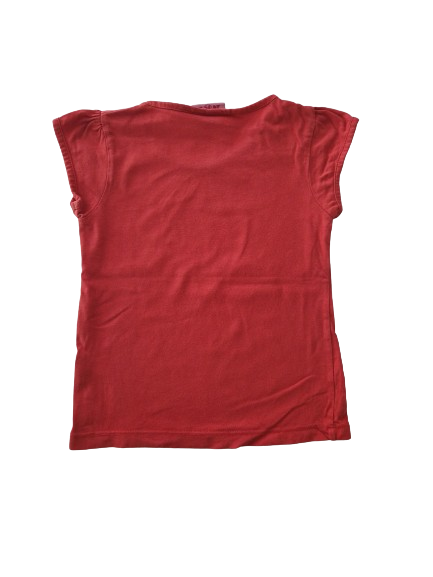 Tee-shirt rouge 4 ans