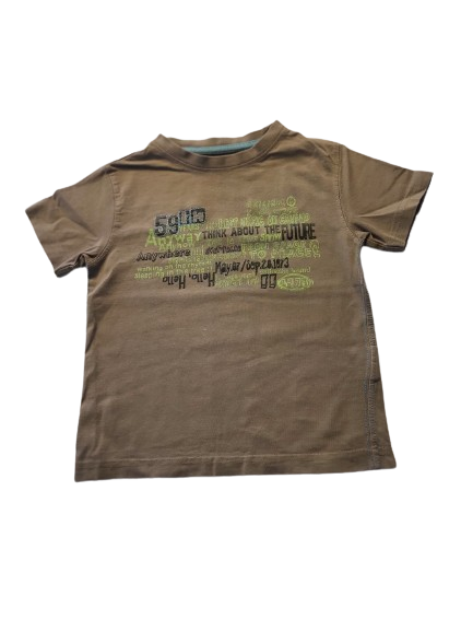 Tee-shirt marron 3 ans