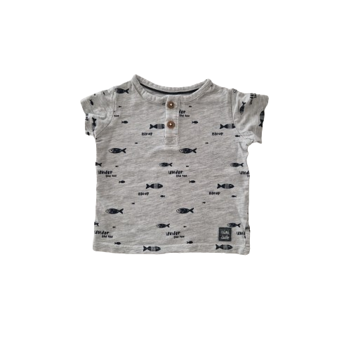 Tee-shirt gris 3 mois