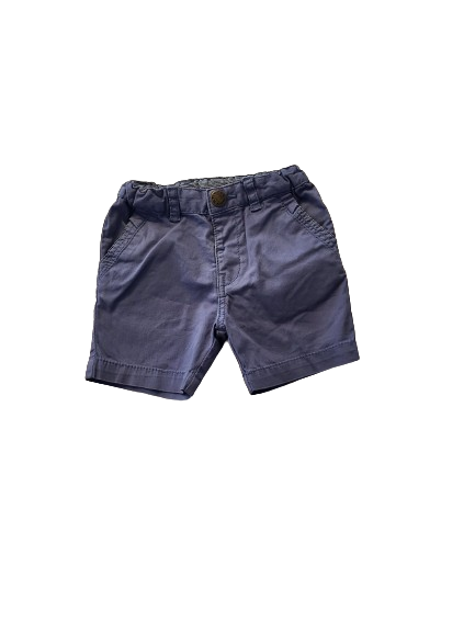 Short bleu 9 mois