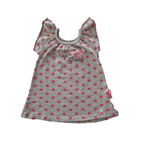 Robe grise à pois 6 mois