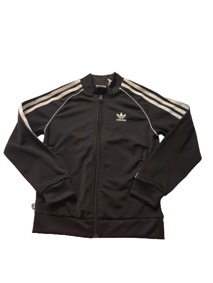 Veste de jogging noire 7-8 ans