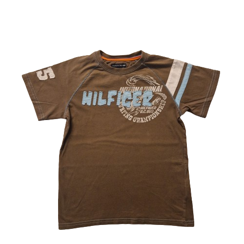 Tee-shirt marron  8 ans