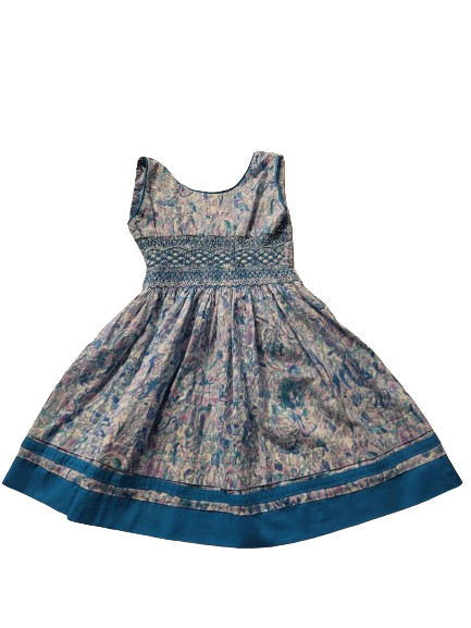 Robe bleu 6 ans