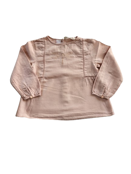 Blouse rose 24 mois-3 ans