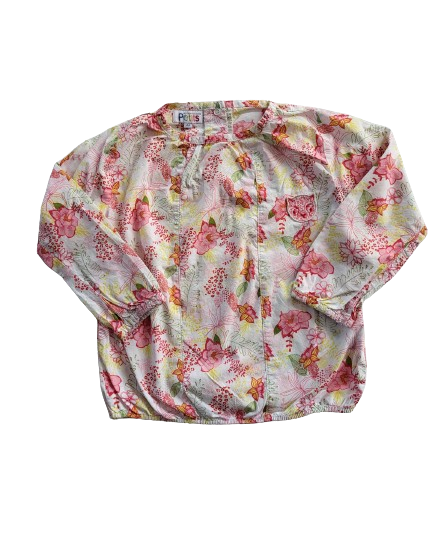 Blouse fleurie 4 ans