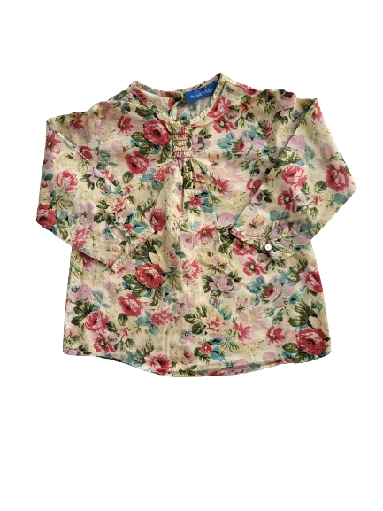 Blouse fleurie 24 mois