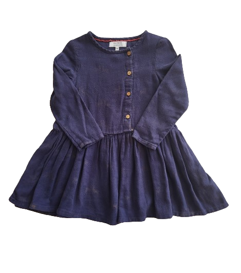 Robe bleu Galerie 3 ans