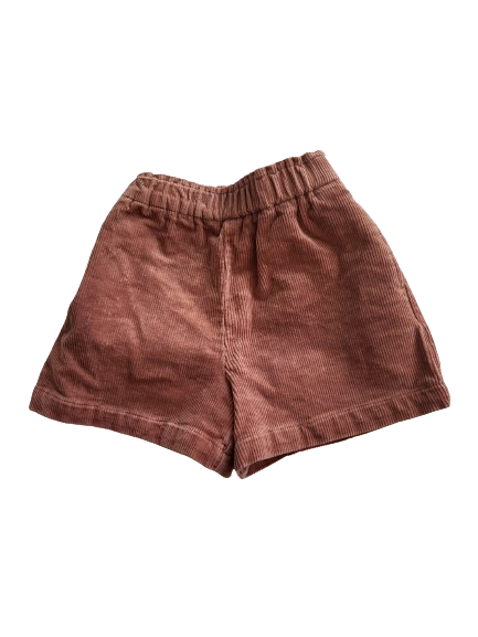 Short bois de rose en velours  4 ans