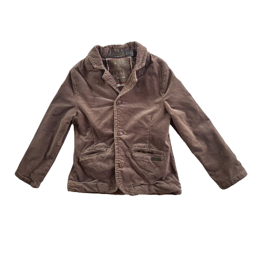 Veste marron en velours 3 ans