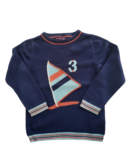 Pull bleu 6 ans