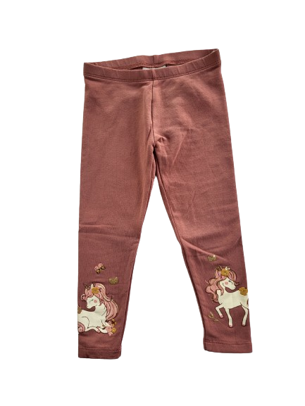 Legging rose doublé 4 ans