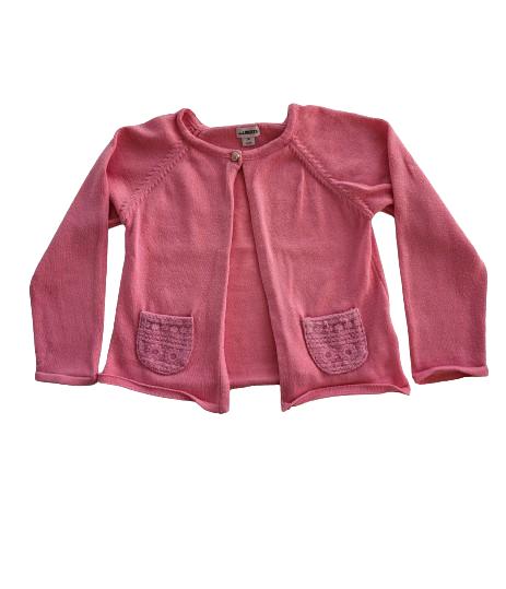 Gilet rose  3 ans