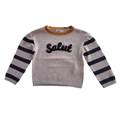 Pull gris 4 ans